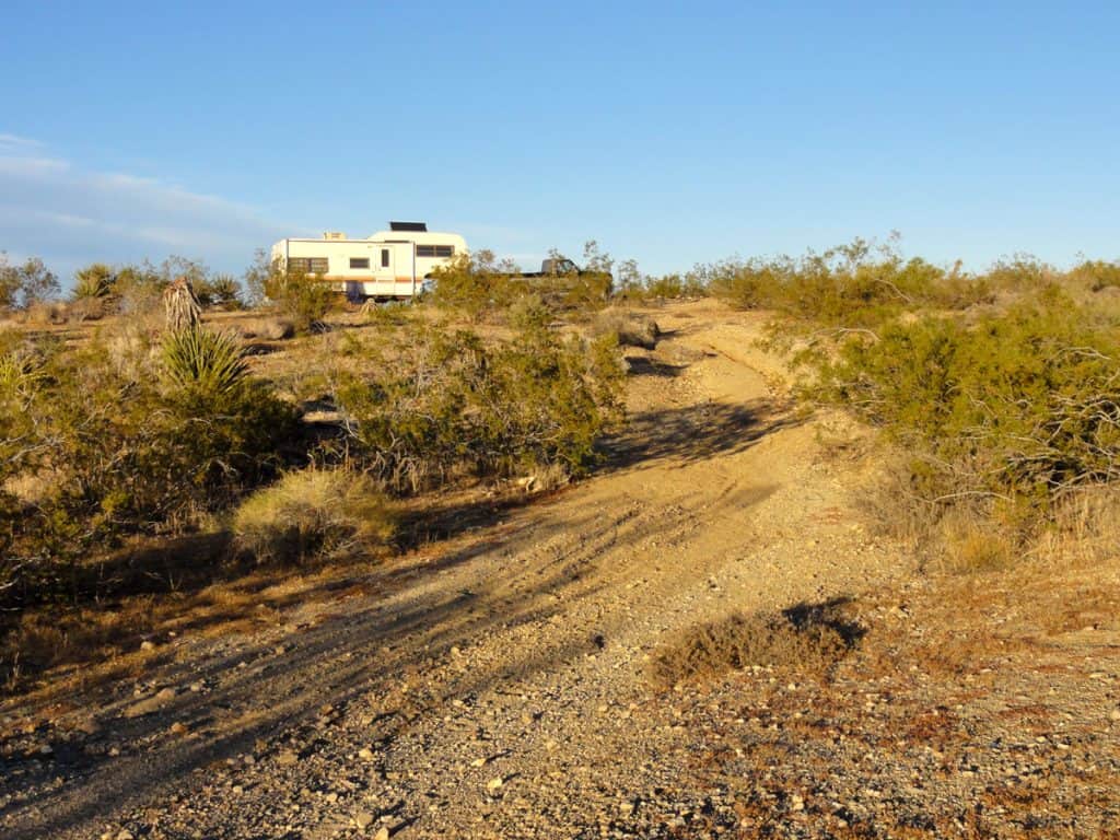 RV camping off Christmas Tree Pass Road