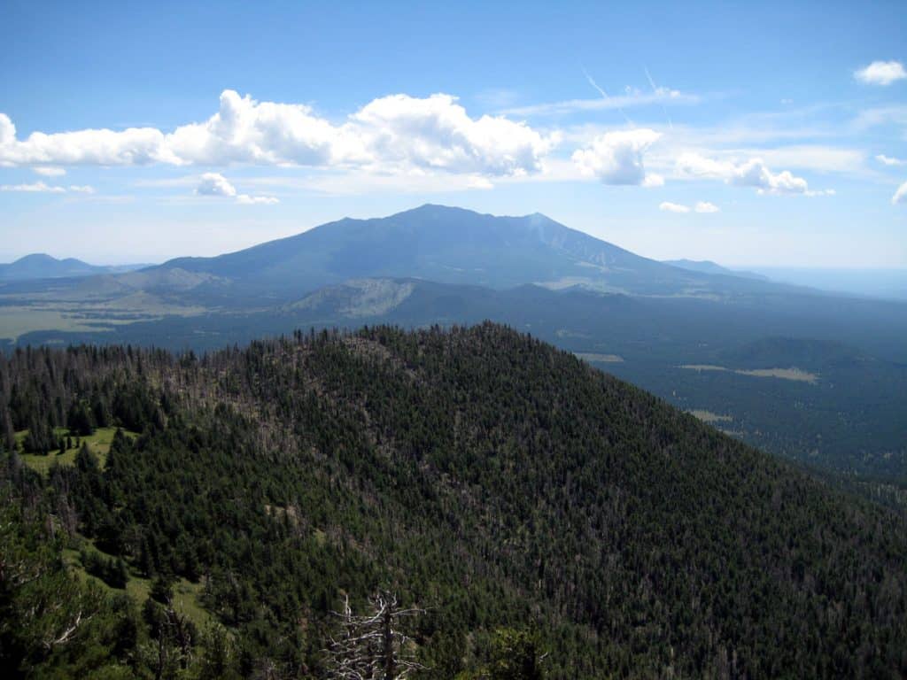 View of San Francisco Mountain from Kendrick Peak