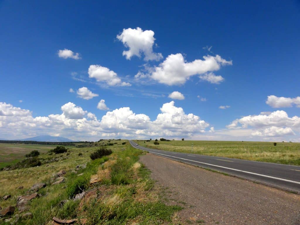 Lake Mary Road at Mormon Lake