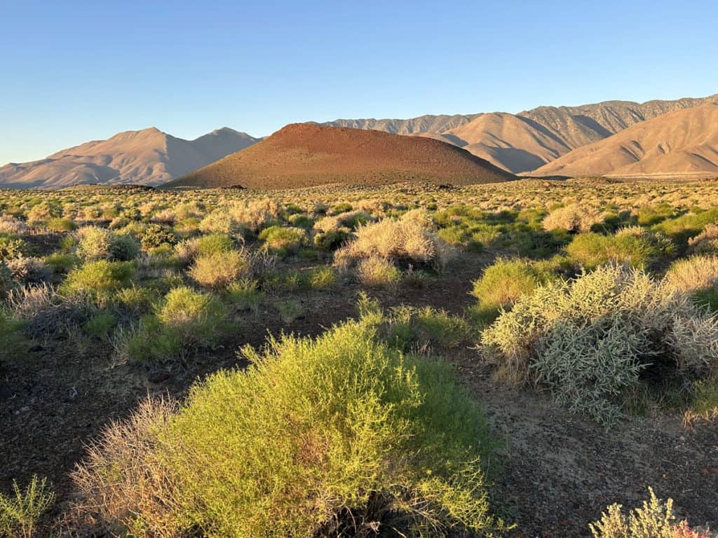 Red Hill next to Fossil Falls Recreation Area