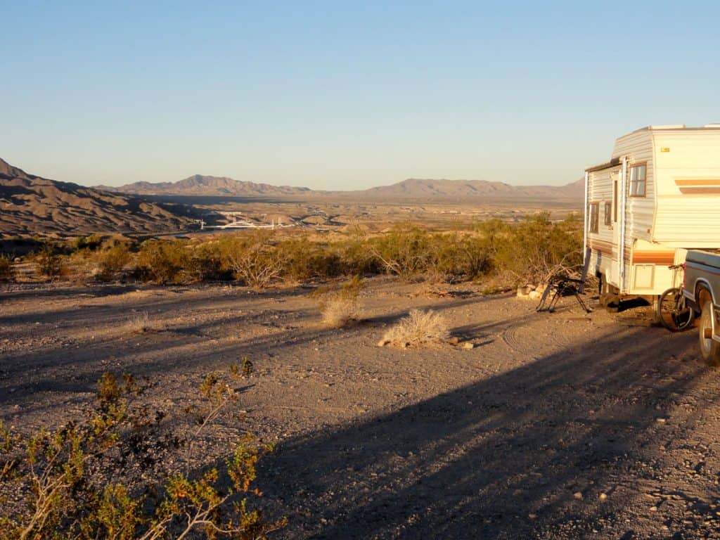 Campsite off Needles Mountain Road