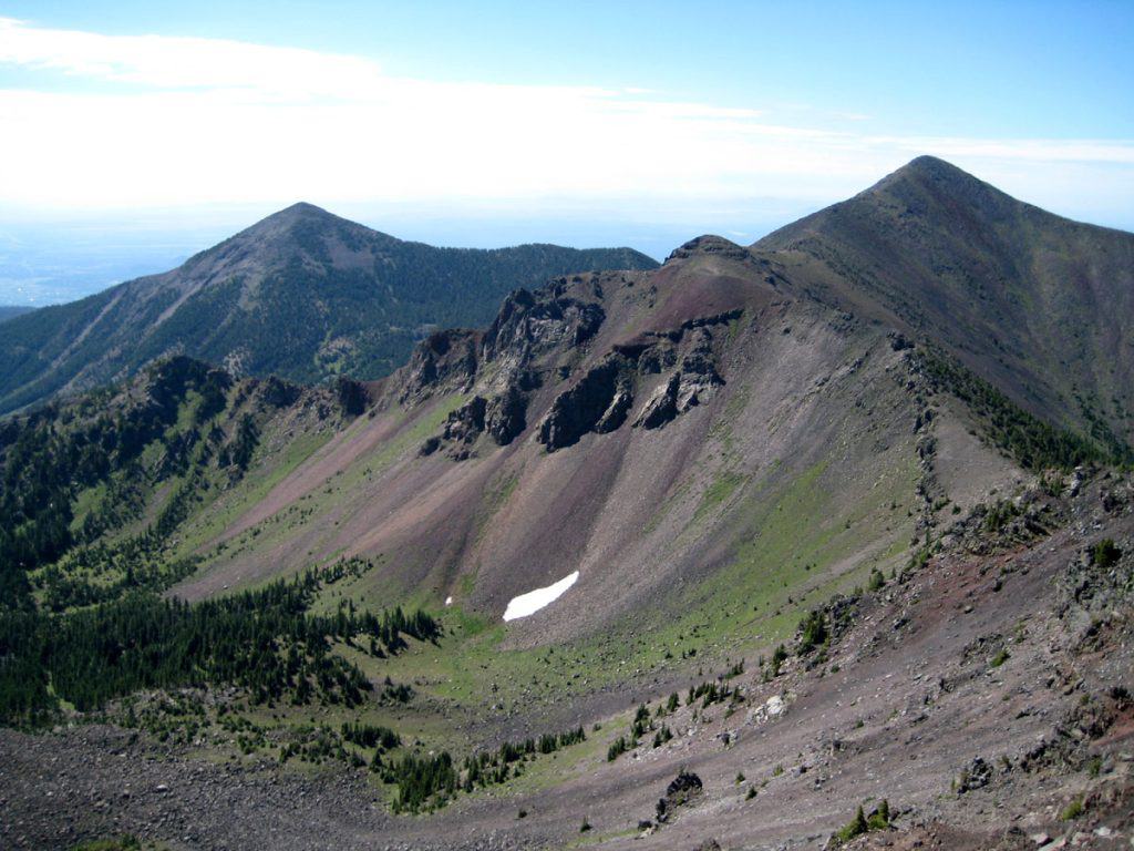 San Francisco Peaks from Humphreys Trail