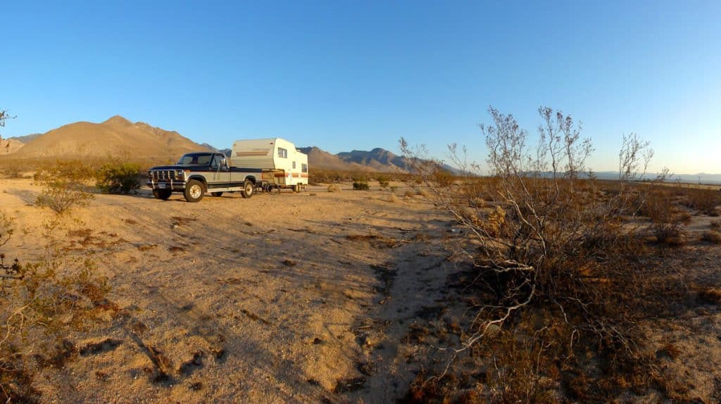 Boondocking in the Eastern Sierra near Short Canyon