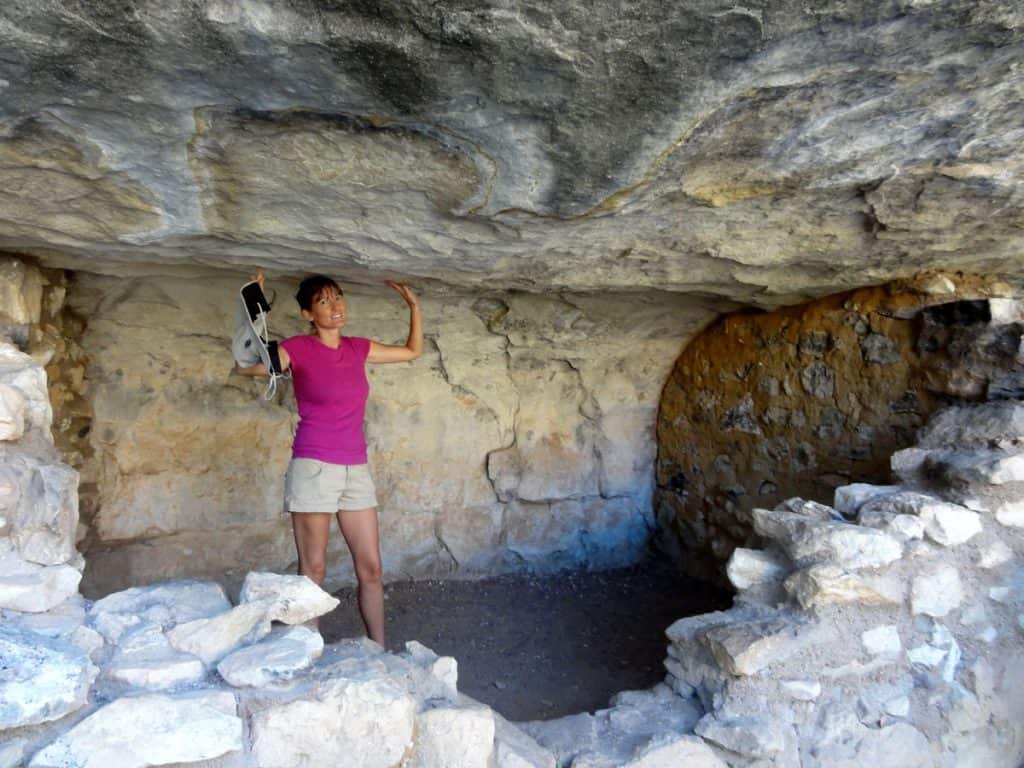 Cliff dwelling at Walnut Canyon National Monument