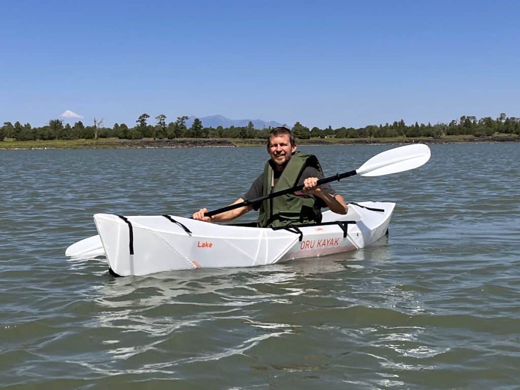 Kayaking at Ashurst Lake, Arizona