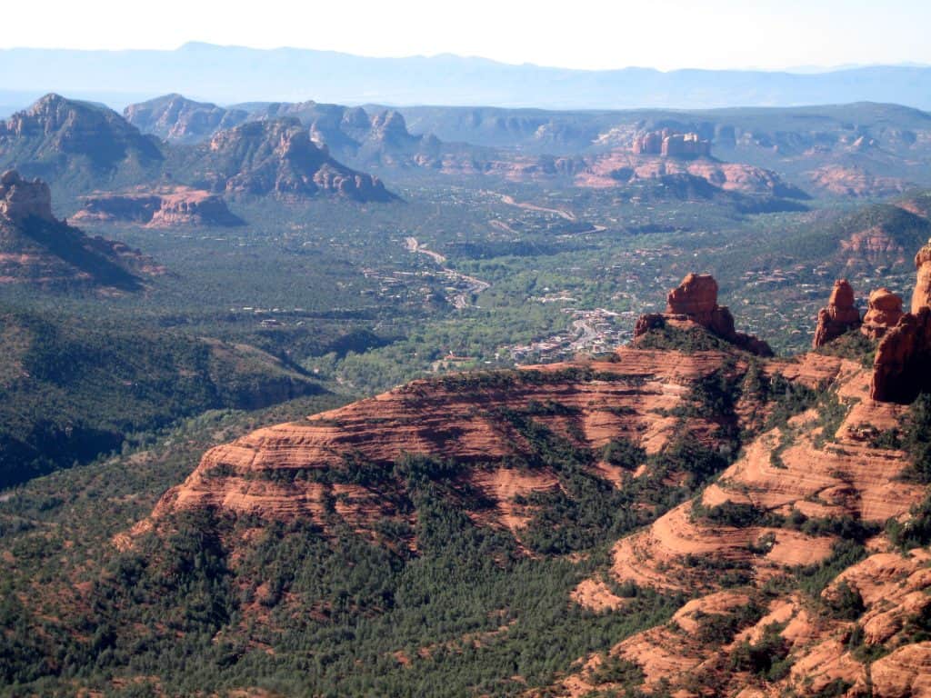 Sedona, Arizona from Wilson Mountain Trail