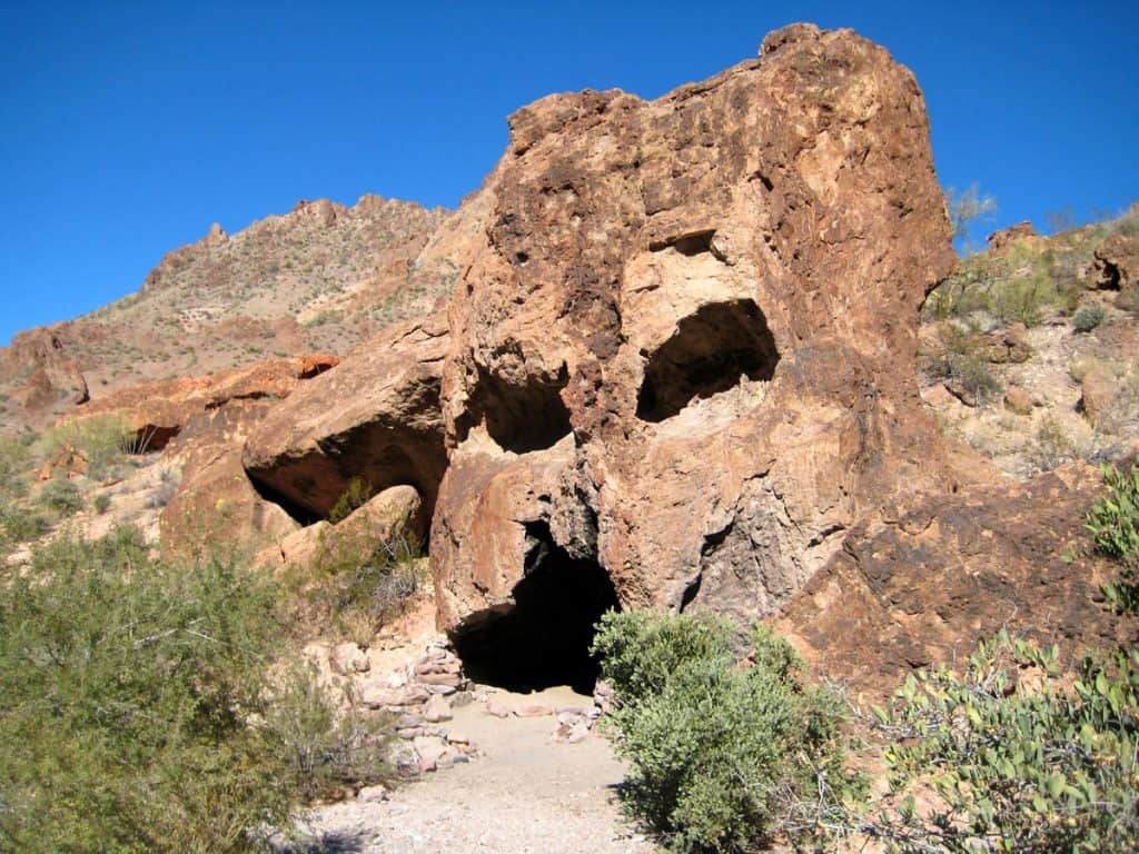 Skull Rock at Kofa Queen Canyon in Kofa National Wildlife Refuge, Arizona